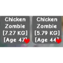 2 chicken zombies