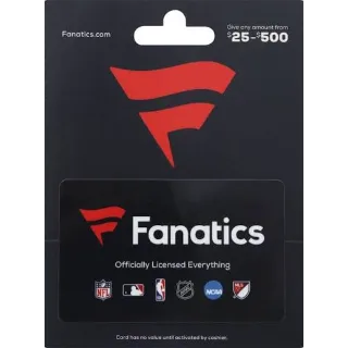 $200.00 USD fanatics gift