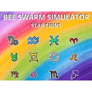 1 Star Sign Bee Swarm Simulator (you can choose it)