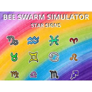 1 Star Sign Bee Swarm Simulator (you can choose it)