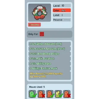 Bee Swarm Simulator | Festive Wreath with Festive Mark