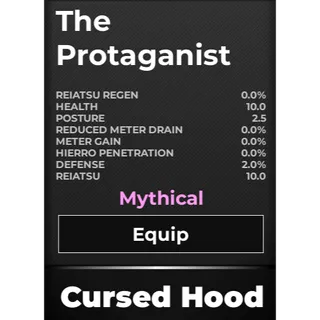Cursed Hood | Type Soul