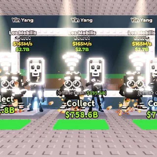 3 Yin Yang Los Mobilis 165M/s