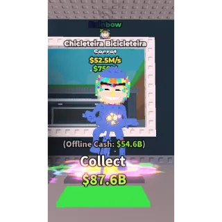 Rainbow Chicleteira Bicicleteira 52M/s