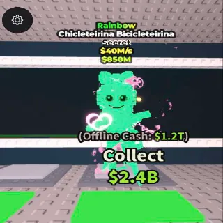 Rainbow Chicleteirina Bicicleteirina 40M/s