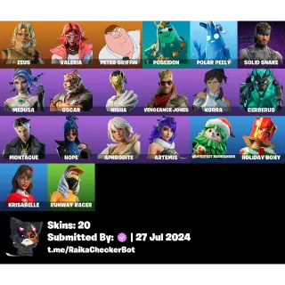 Fortnite Account - 20 Skins