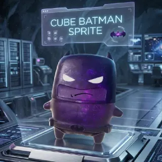 Cube Batman Sprite