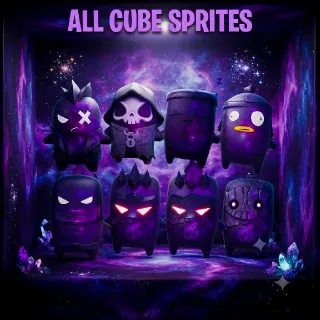 All 8x Cube Sprites