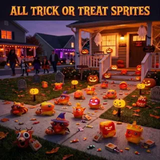 All Trick Or Treat Sprites/Keep Them All