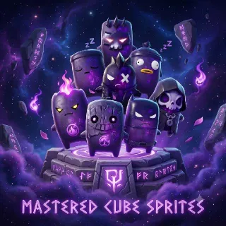 All 8x Mastered Cube Sprites