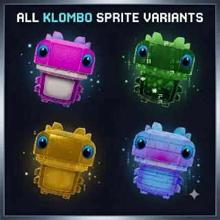 All Klombo Sprite Variants