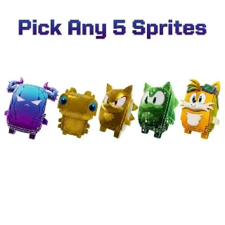 Pick Any 5 Sprites
