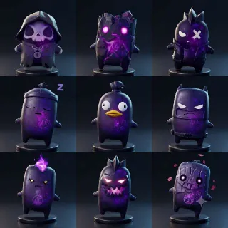 All 9x Cube Sprites