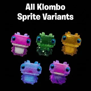 All Klombo Sprite Variants