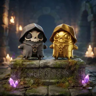 Gold And Standard Grim Reaper Sprites
