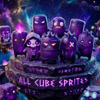 All 8x Cube Sprites