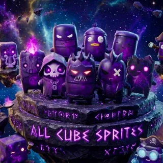 All 9x Cube Sprites