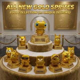 All 11x New Gold Sprites