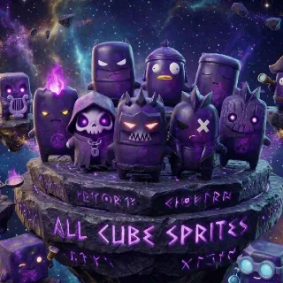 All 8x Cube Sprites