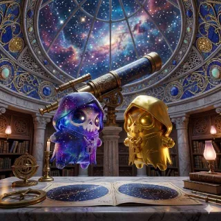 Galaxy And Gold Grim Reaper Sprites