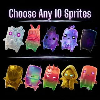 Choose Any 10 Sprites