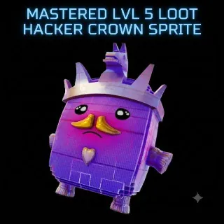 Mastered Lvl 5 Loot Hacker Crown Sprite