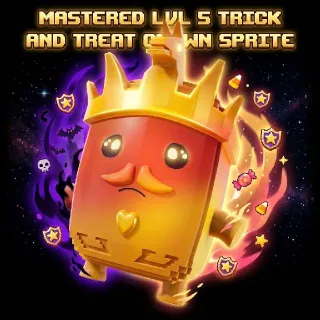Mastered Lvl 5 Trick Or Treat Crown Sprite/Keep It