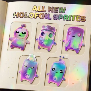 All New Holofoil Sprites