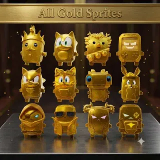 All 12x Gold Sprites