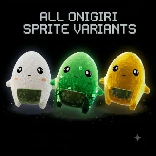 All Onigiri Sprite Variants