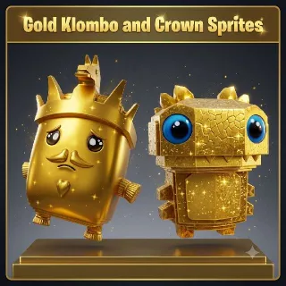 Gold Klombo And Crown Sprites