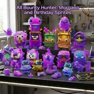 All Bounty Hunter, Morgana And Birthday Sprites