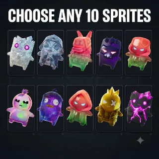 Choose Any 10 Sprites