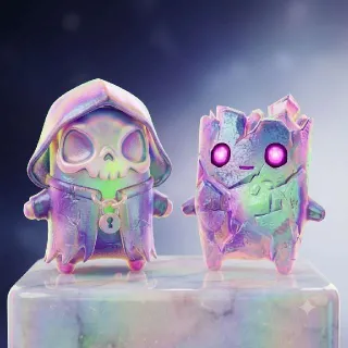 Holofoil Grim Reaper And Zero Point Sprites