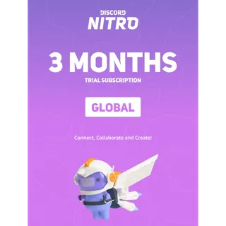 Discord Nitro | 3 Month Global | 2 Boosts