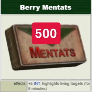 500 Berry Mentats