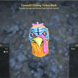 Glowing Turkey Mask