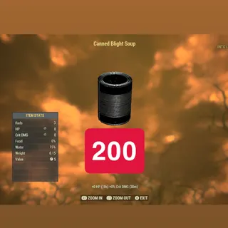 200 Canned Blight Soup