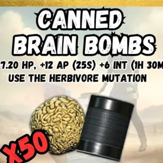 Canned Brain Bombs x50