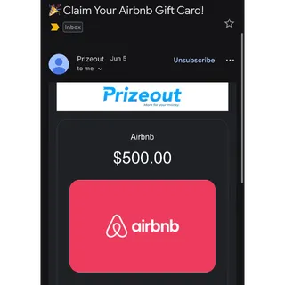 $500.00 USD Airbnb