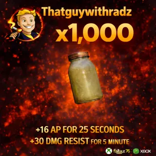 1,000 Sunshine Oil MEGA PACK | Fallout 76 Xbox | Fast Delivery | ThatGuyWithRadz