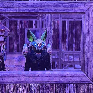 Glowing scorchbeast mask