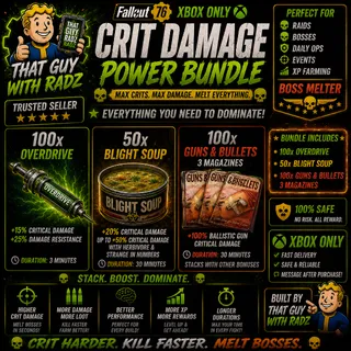 OVERDRIVE + BLIGHT SOUP BUNDLE | CRIT DAMAGE PACK | BOSS MELTER | XBOX | That Guy With Rads 🔥