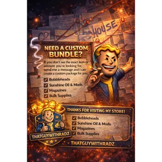 Need a Custom Fallout 76 Bundle? | Message Me | Xbox | ThatGuyWithRadz