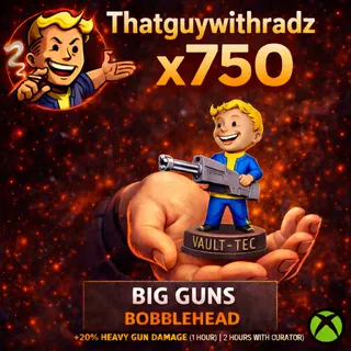 BIG GUNS BOBBLEHEAD x750 – Fallout 76 (Xbox)