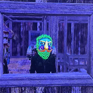 Glowing Veggie man mask