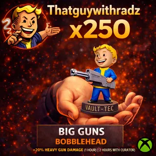 bobblehead: big guns x250 – Fallout 76 (Xbox) | Fast Delivery