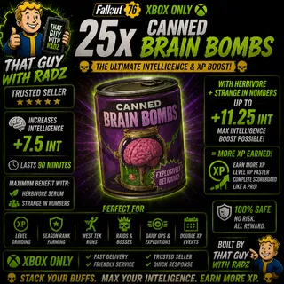 canned brain bombs x25