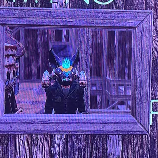 Glowing scorchbeast queen mask