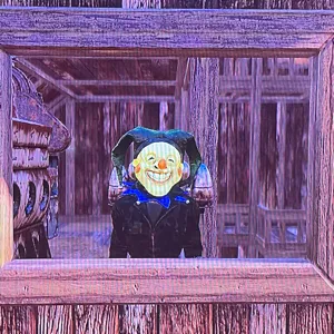 Glowing Buffoon mask